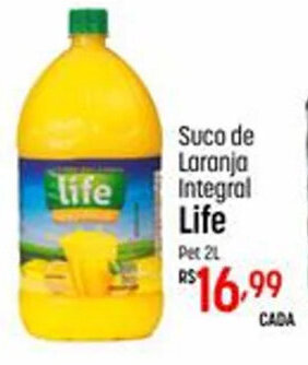 Muffato Suco de Laranja Integral Life Pet 2L oferta