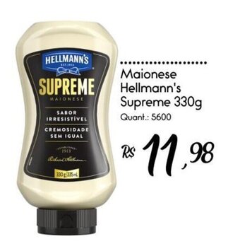 Giassi Supermercados Maionese Hellmann's Supreme 330g oferta