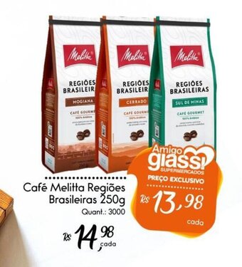 Giassi Supermercados Café Melitta Regiões Brasileiras 250g oferta