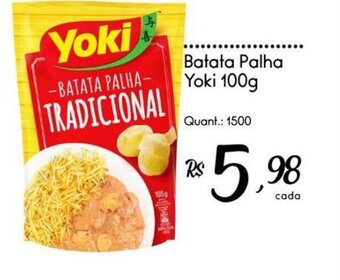 Giassi Supermercados Batata Palha Yoki 100g oferta