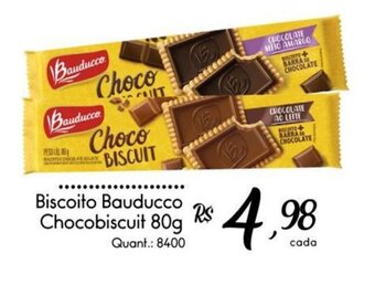 Giassi Supermercados Biscoito Bauducco Chocobiscuit 80g oferta
