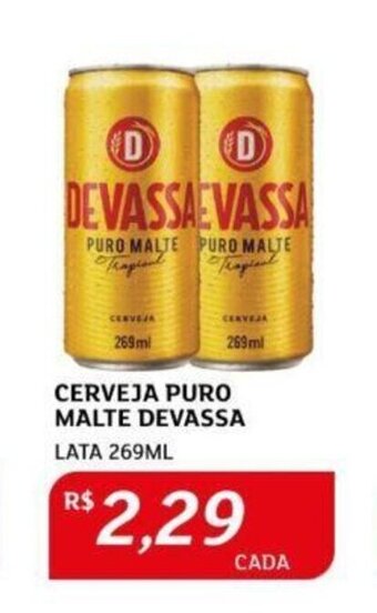 Assaí Atacadista CERVEJA PURO MALTE DEVASSA LATA 269ML oferta