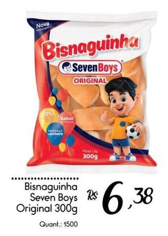 Bisnaguinha Seven Boys Original 300g