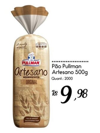 Giassi Supermercados Pão Pullman Artesano 500g oferta