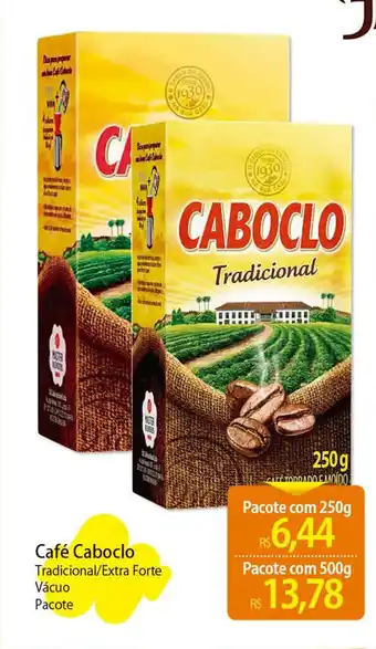 Café Caboclo Tradicional/Extra Forte Pacote com 250g