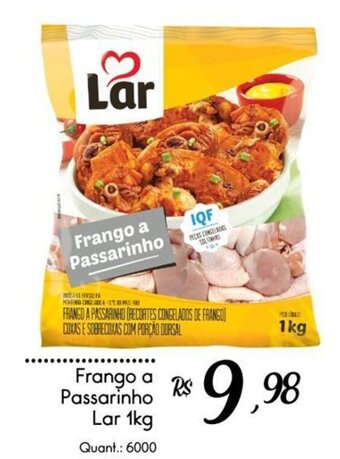 Giassi Supermercados Frango a Passarinho Lar 1kg oferta