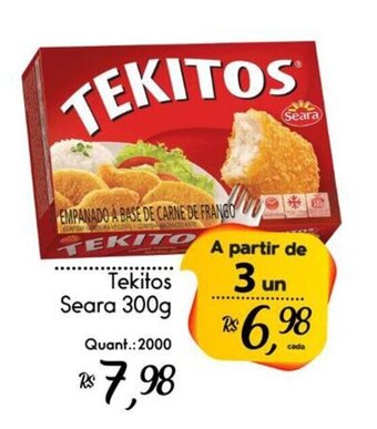 Giassi Supermercados Tekitos Seara 300g oferta