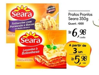 Giassi Supermercados Pratos Prontos Seara 350g oferta