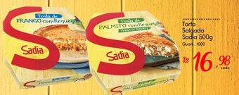 Giassi Supermercados Torta Salgada Sadia 500g oferta