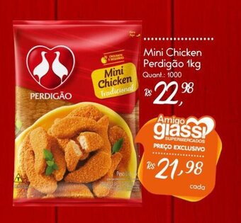Giassi Supermercados Mini Chicken Perdigão 1kg oferta