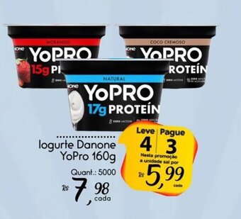Giassi Supermercados logurte Danone YoPro 160g oferta