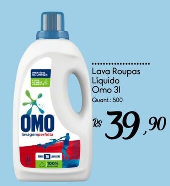 Giassi Supermercados Lava Roupas Líquido Omo 3L oferta