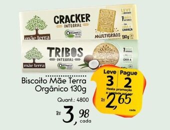 Giassi Supermercados Biscoito Mãe Terra Orgânico 130g oferta