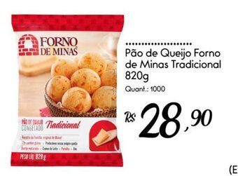 Pão de Queijo Forno de Minas Tradicional 820g