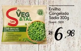 Giassi Supermercados Ervilha Congelada Sadia 300g oferta