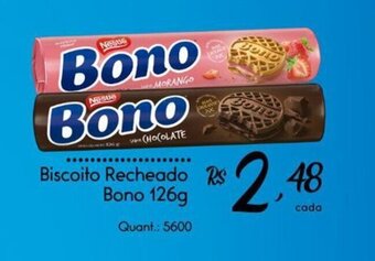 Biscoito Recheado Bono 126g