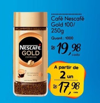 Giassi Supermercados Café Nescafé Gold 100/ 250g oferta