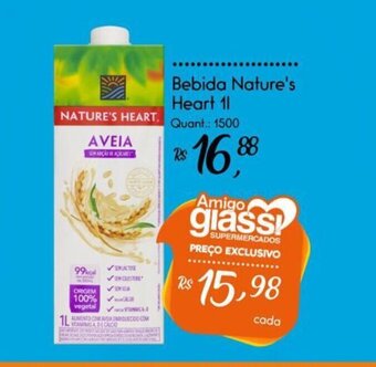 Giassi Supermercados Bebida Nature's Heart 1L oferta