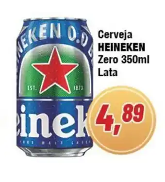 Cerveja HEINEKEN Zero 350ml Lata