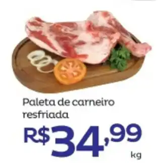 Super Lagoa Paleta de carneiro resfriada 1kg oferta