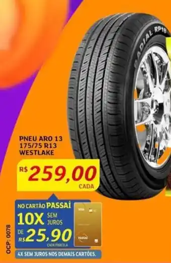 Assaí Atacadista PNEU ARO 13 175/75 R13 WESTLAKE oferta