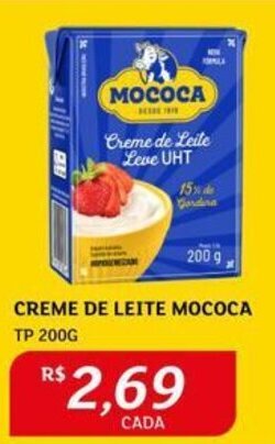 Assaí Atacadista CREME DE LEITE MOCOCA TP 200G oferta