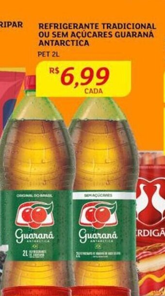 REFRIGERANTE TRADICIONAL OU SEM AÇÚCARES GUARANÁ ANTARCTICA