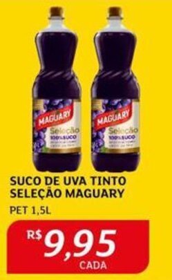 Assaí Atacadista SUCO DE UVA TINTO SELEÇÃO MAGUARY PET 1,5L oferta