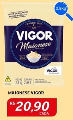 Assaí Atacadista MAIONESE VIGOR oferta