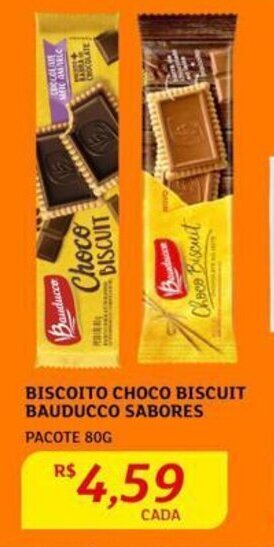 Assaí Atacadista BISCOITO CHOCO BISCUIT BAUDUCCO SABORES oferta