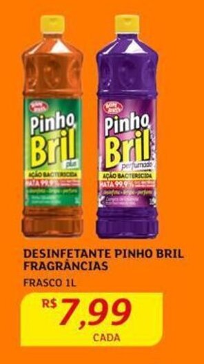Assaí Atacadista DESINFETANTE PINHO BRIL FRAGRÂNCIAS FRASCO IL oferta