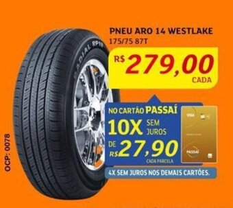 Assaí Atacadista PNEU ARO 14 WESTLAKE 175/75 87T oferta