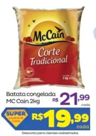 Super Lagoa Batata congelada Mc Cain 2kg oferta