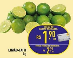 Mercantil Rodrigues Limão-taiti oferta