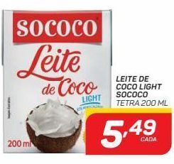 GBarbosa Leite de coco sococo 200ml oferta