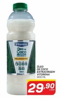 GBarbosa Óleo de coco extravirgem vitorena 900ml oferta