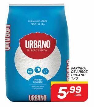 Farinha de arroz urbano kg