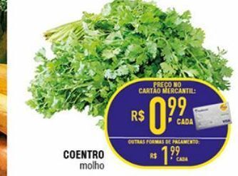 Mercantil Rodrigues Coentro oferta