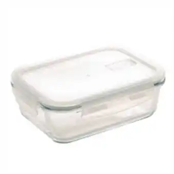 Pote hermético lyor resistente ao calor vidro 1l tampa plástica