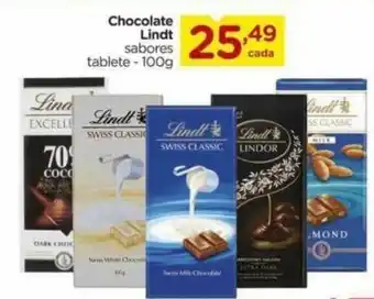 Carrefour Chocolate Lindt 100g oferta