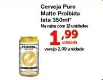Roldão Cerveja Puro Malte Proibida 350ml oferta