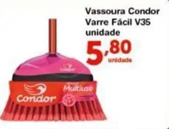 Roldão Vassoura Condor Varre Facil oferta