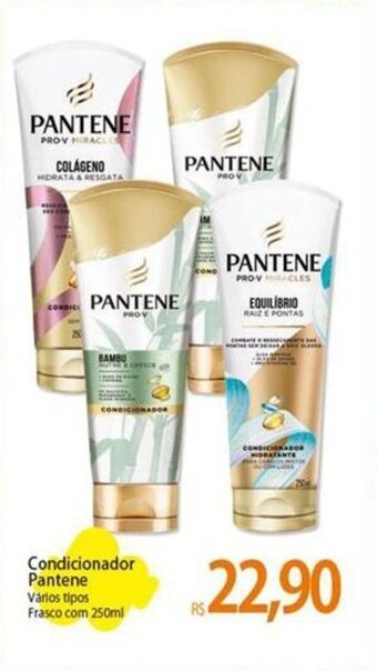 Atacadão Condicionador Pantene Vários tipos Frasco com 250ml oferta
