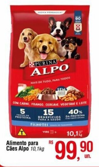 Fort Atacadista Alimento para Cães Alpo 10,1kg oferta