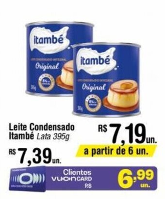Fort Atacadista Leite Condensado Itambé Lata 395g oferta
