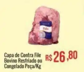 Capa de Contra File Bovino Resfriado ou Congelado Peça/Kg