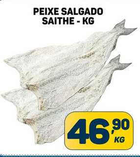 Dom Atacadista PEIXE SALGADO SAITHE - KG oferta