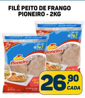FILÉ PEITO DE FRANGO PIONEIRO -2KG