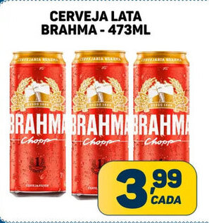 Dom Atacadista CERVEJA LATA BRAHMA - 473ML oferta