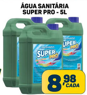 Dom Atacadista ÁGUA SANITÁRIA SUPER PRO-5L oferta